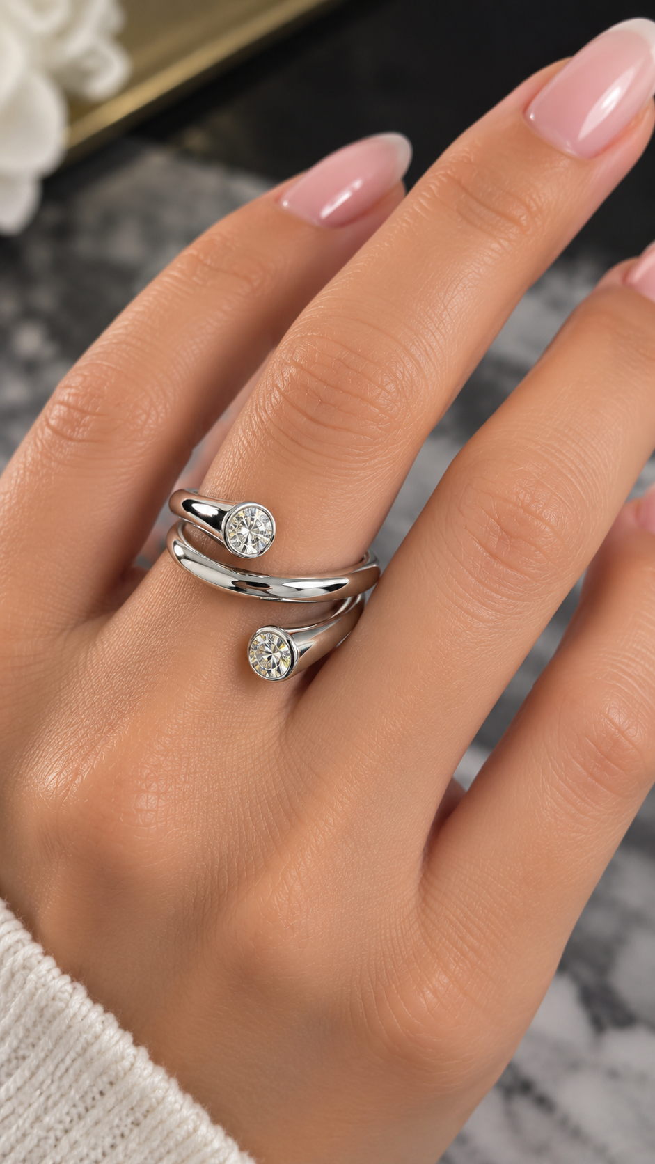 Anello Fior di Luce