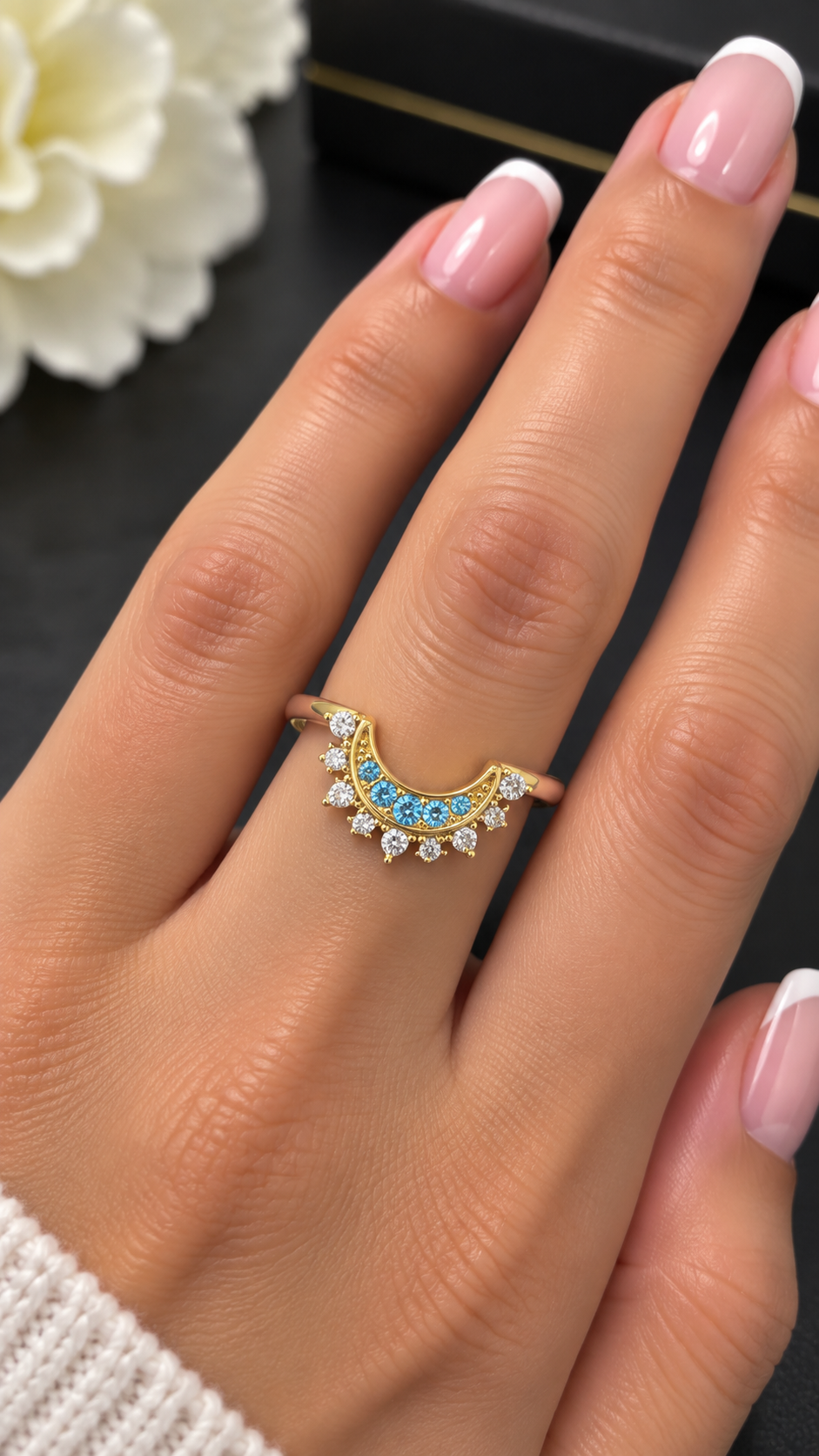 Anello Blue Moon