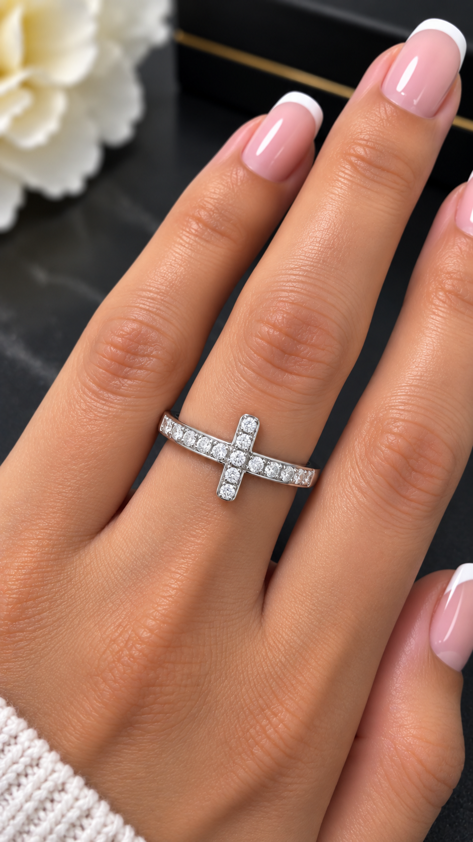 Anello a croce