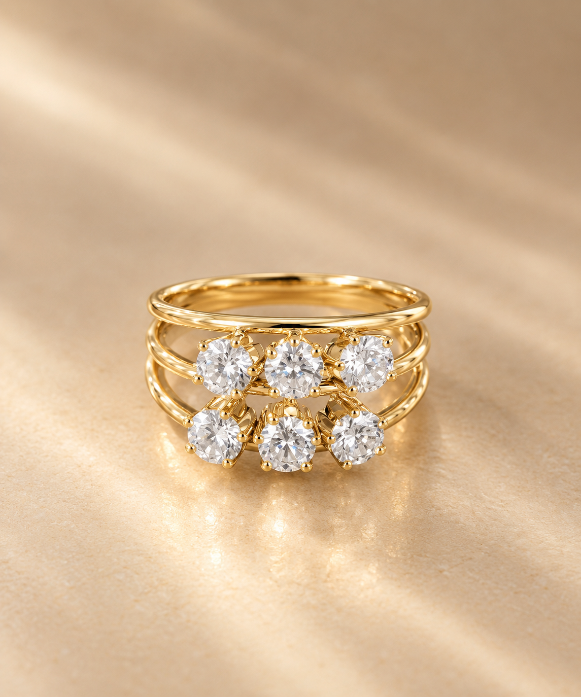 Anello Goccia di Cristallo