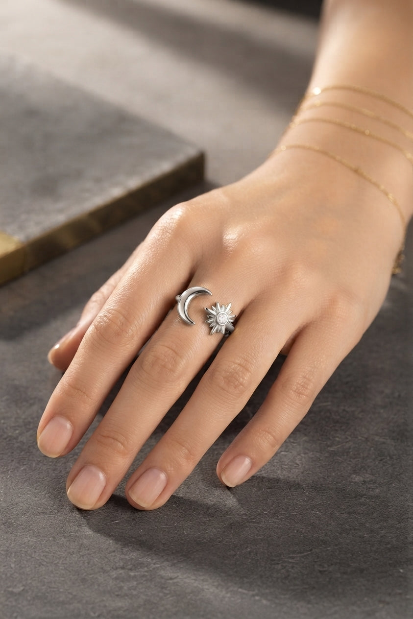 Anello sole luna