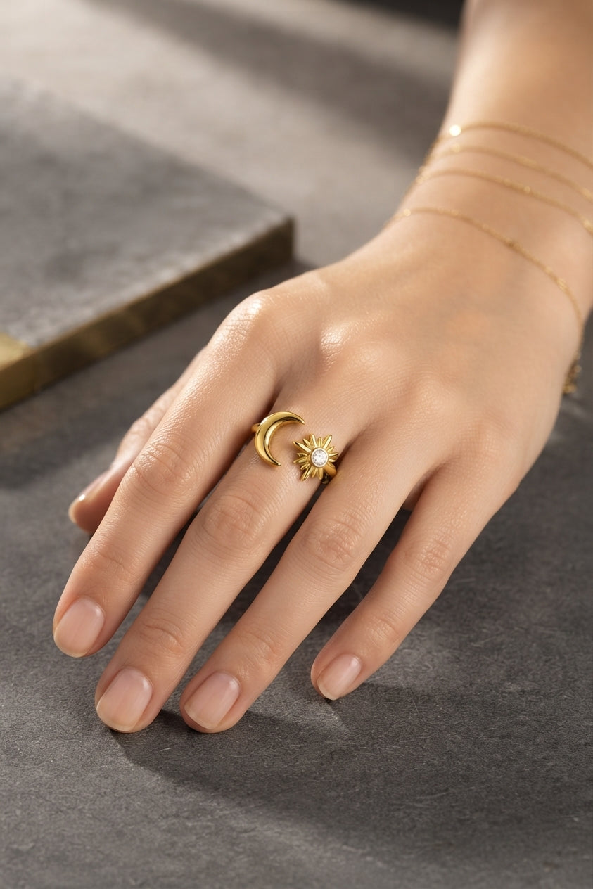 Anello sole luna